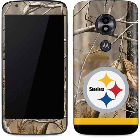 NFL Realtree Camo Pittsburgh Steelers Moto E5 Play Skin